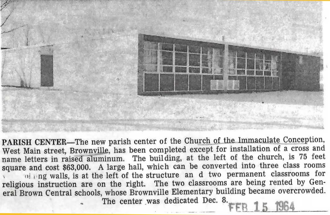 The new Parish Center